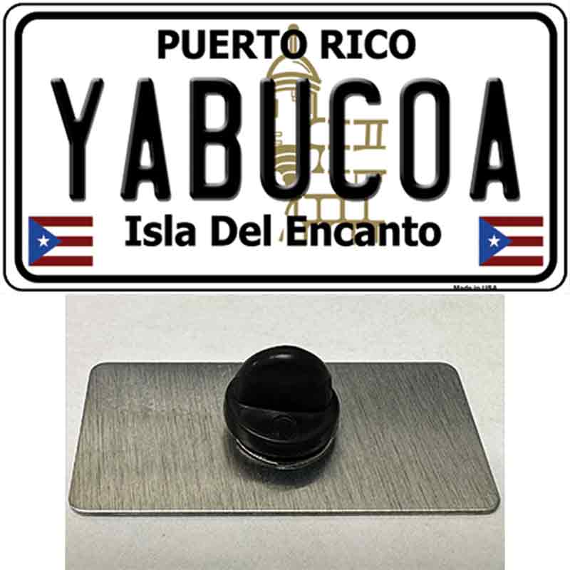 Yabucoa Puerto Rico Novelty Metal Hat Pin