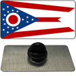 Ohio State Flag Novelty Metal Hat Pin 1.5" x 0.75" Lapel Pin (PIN)