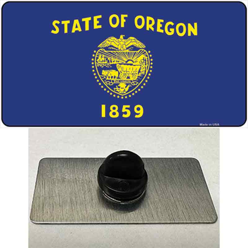 Oregon State Flag Novelty Metal Hat Pin