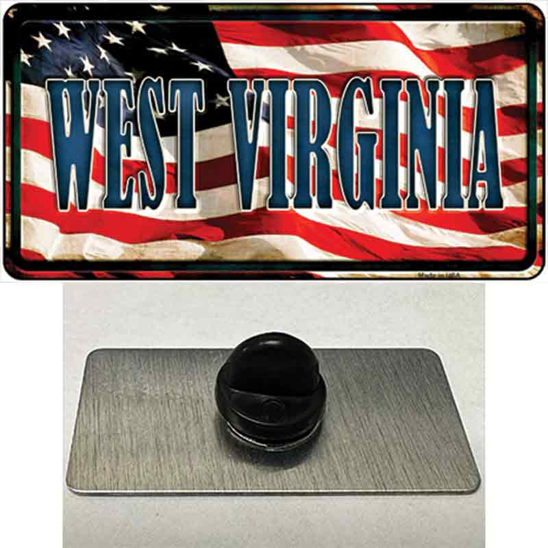 West Virginia USA Novelty Metal Hat Pin