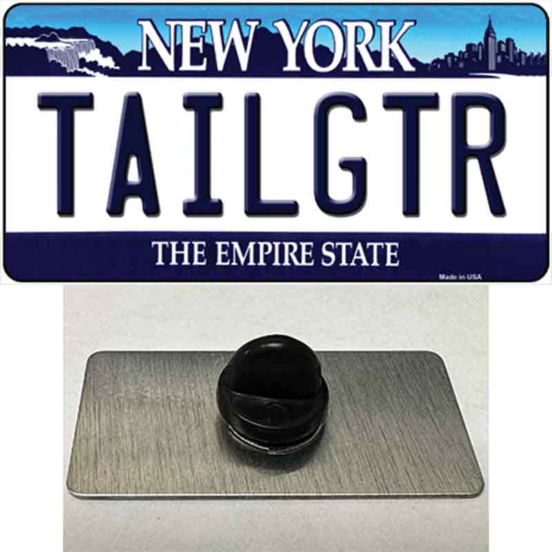 Tailgtr New York Novelty Metal Hat Pin