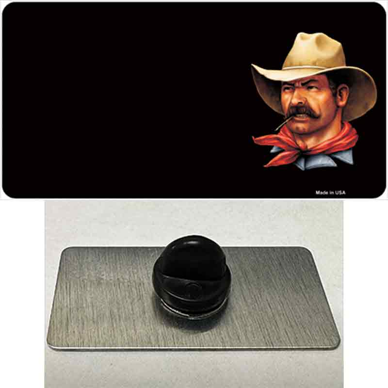 Cowboy Offset Novelty Metal Hat Pin
