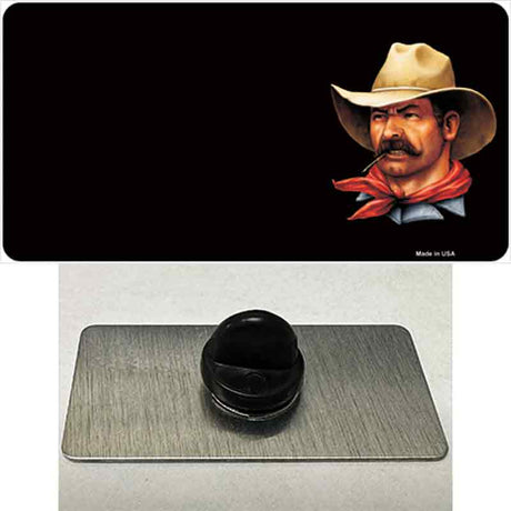 Cowboy Offset Novelty Metal Hat Pin