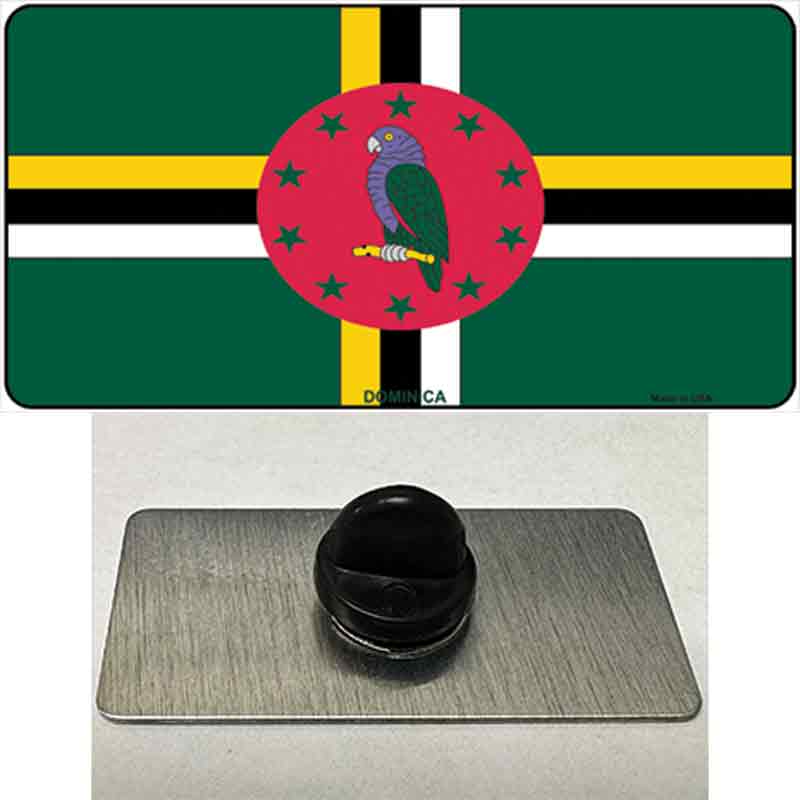 Dominica Flag Novelty Metal Hat Pin