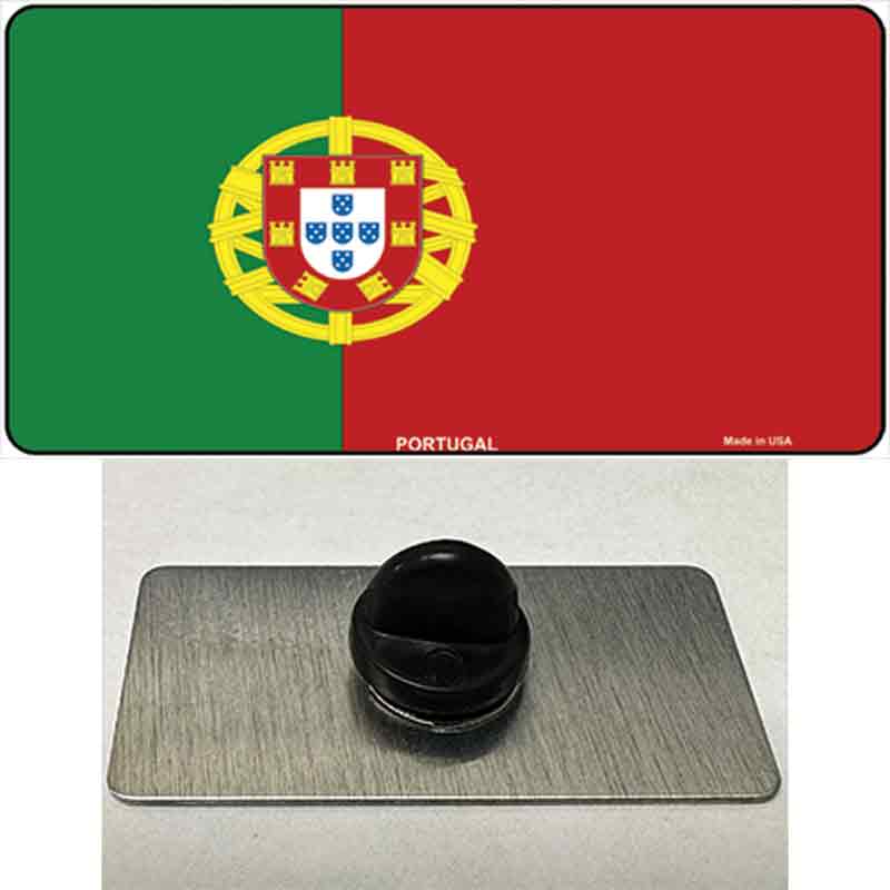 Portugal Flag Novelty Metal Hat Pin