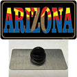 Arizona Inlayed State Flag Novelty Metal Hat Pin