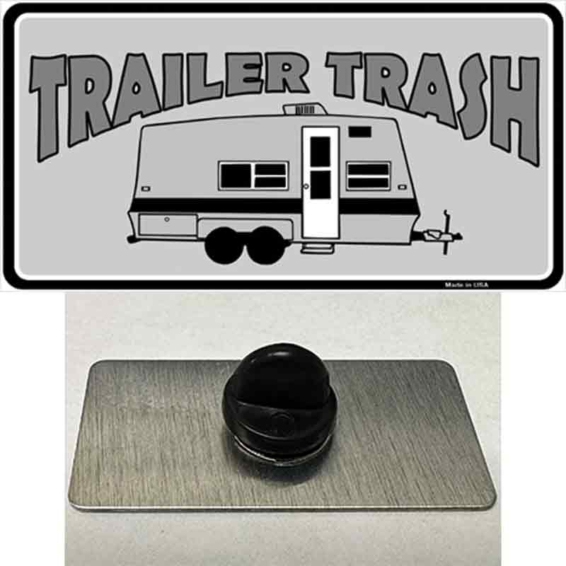 Trailer Trash Novelty Metal Hat Pin