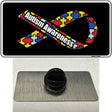 Autism Awareness Ribbon Novelty Metal Hat Pin
