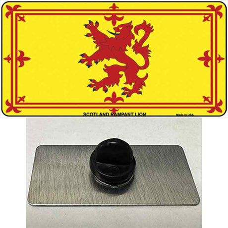 Scotland Lion Flag Novelty Metal Hat Pin