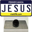 Jesus Pennsylvania State Novelty Metal Hat Pin