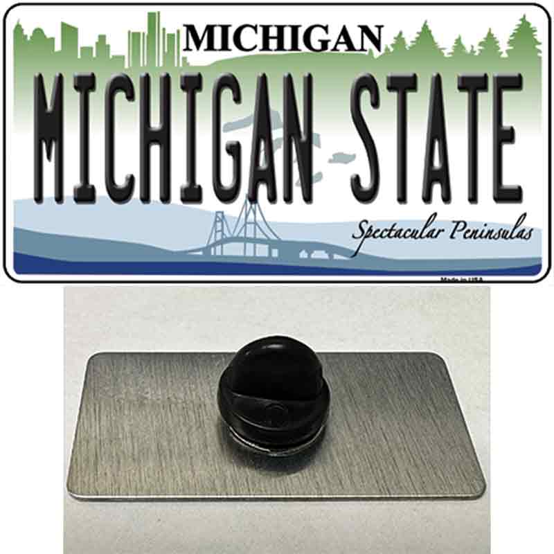 Michigan State Novelty Metal Hat Pin