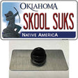 Skool Suks Oklahoma Novelty Metal Hat Pin