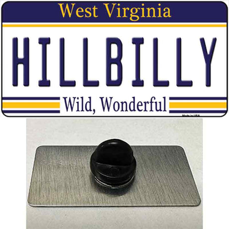 Hillbilly West Virginia Novelty Metal Hat Pin