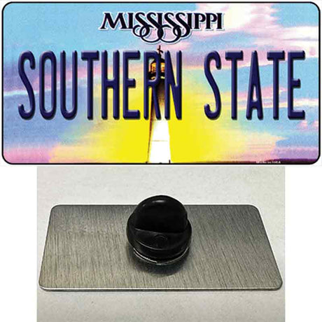 Southern State Mississippi Novelty Metal Hat Pin