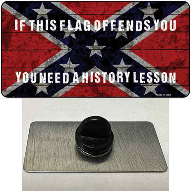 History Lesson Novelty Metal Hat Pin