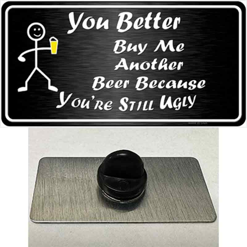 Buy Me Another Beer Novelty Metal Hat Pin