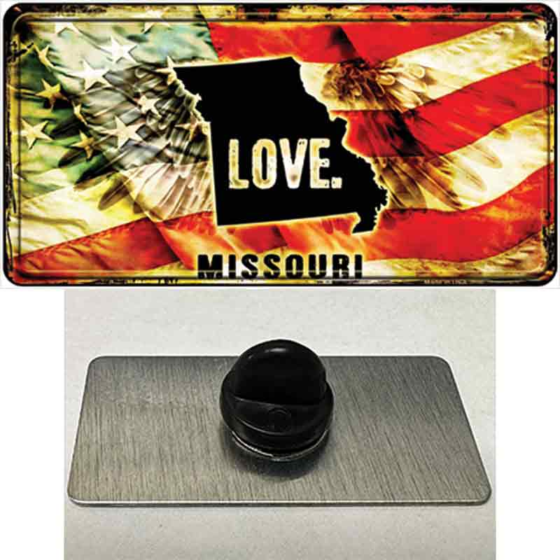Missouri Love Novelty Metal Hat Pin