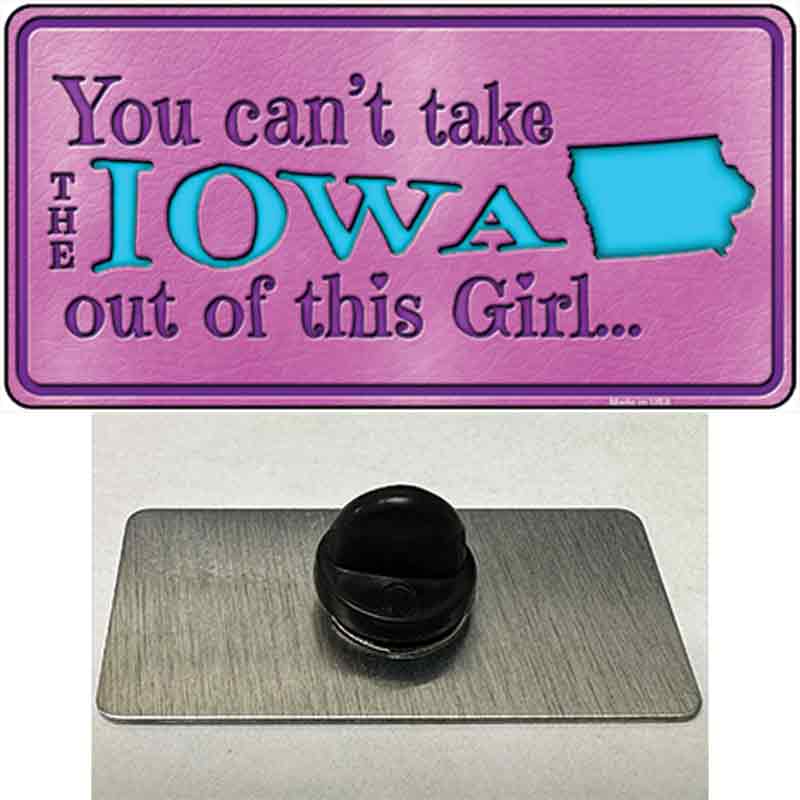 Iowa Girl Novelty Metal Hat Pin