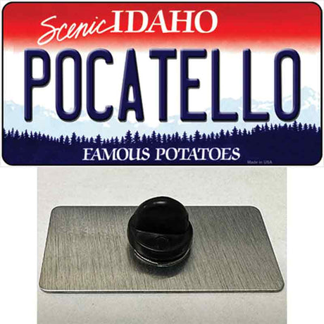 Pocatello Idaho Novelty Metal Hat Pin