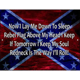 Redneck Is The Way Metal Novelty Parking Sign 4.5" x 6" (PM)