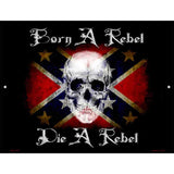 Born A Rebel Metal Novelty Parking Sign 4.5" x 6" (PM)
