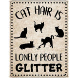 Lonely People Metal Novelty Parking Sign 4.5" x 6" (PM)