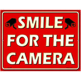 Smile For The Camera Parking Sign Metal Novelty 4.5" x 6" (PM)