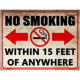 No Smoking Novelty Parking Sign 4.5" x 6" (PM)