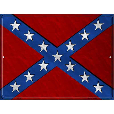 Confederate Flag Metal Novelty Parking Sign 4.5" x 6" (PM)