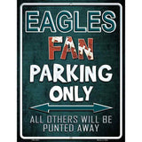 Eagles Metal Novelty Parking Sign 4.5" x 6" (PM)