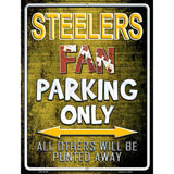 Steelers Metal Novelty Parking Sign 4.5" x 6" (PM)