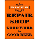 Repair Shop Metal Novelty Parking Sign 4.5" x 6" (PM)