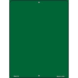 Solid Green Metal Novelty Parking Sign 4.5" x 6" (PM)