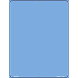 Solid Light Blue Metal Novelty Parking Sign 4.5" x 6" (PM)