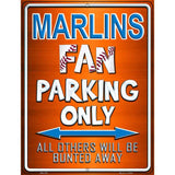 Marlins Metal Novelty Parking Sign 4.5" x 6" (PM)