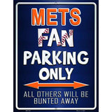 Mets Metal Novelty Parking Sign 4.5" x 6" (PM)