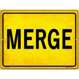 Merge Novelty Metal Parking Sign 4.5" x 6" Sign (PM)