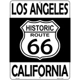 Los Angeles California Historic Route 66 Novelty Metal Parking Sign 4.5" x 6" (PM)
