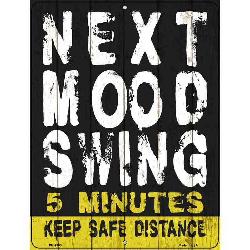 American Sign Language Novelty Metal Parking Sign 4.5" x 6" Sign (PM)