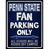 Penn State Metal Novelty Parking Sign 4.5" x 6" (PM)
