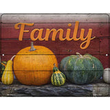 Family Novelty Metal Parking Sign 4.5" x 6" (PM)