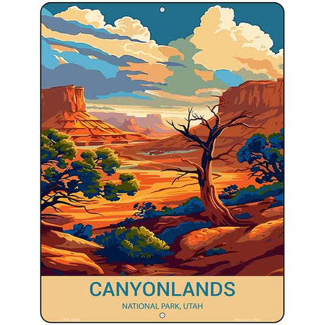 Canyonlands Utah Metal Novelty Parking Sign P-4491