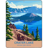 Crater Lake Oregon Metal Novelty Parking Sign P-4496