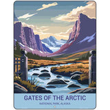 Gates of the Arctic Alaska Metal Novelty Parking Sign P-4502
