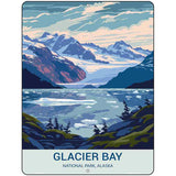 Glacier Bay Alaska Metal Novelty Parking Sign P-4504