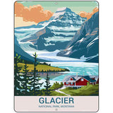 Glacier Montana Metal Novelty Parking Sign P-4505