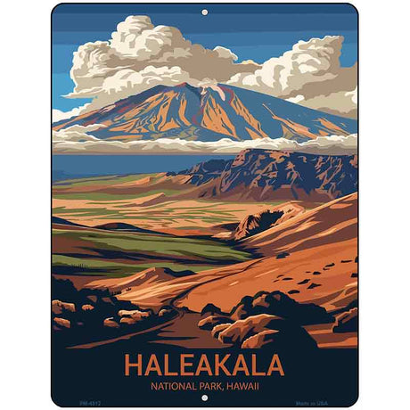 Haleakala Hawaii Metal Novelty Parking Sign P-4512