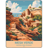 Mesa Verde Colorado Metal Novelty Parking Sign P-4525