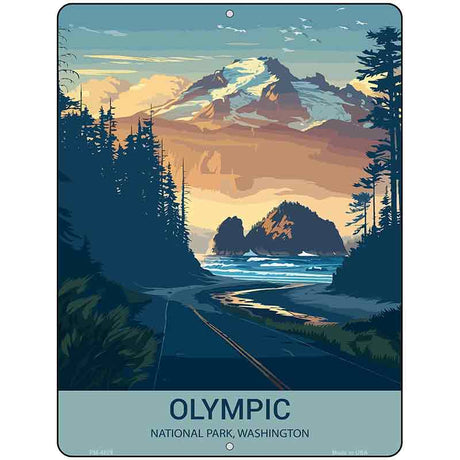 Olympic Washington Metal Novelty Parking Sign P-4529