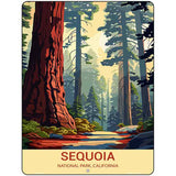 Sequoia California Metal Novelty Parking Sign P-4534